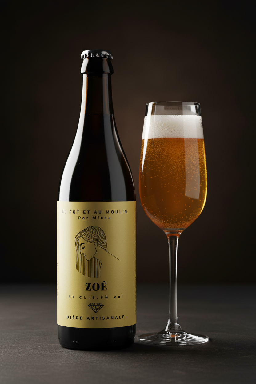 Zoé - Bière Artisanale en flûte
